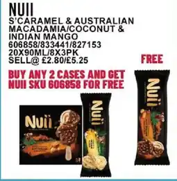 Bestway S'caramel & australian macadamia/coconut & indian mango offer