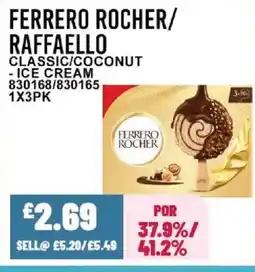 Bestway FERRERO ROCHER/ RAFFAELLO Classic/coconut - ice cream offer