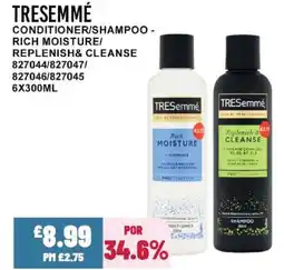 Bestway TRESEMMÉ Conditioner/shampoo - rich moisture/ replenish & cleanse offer