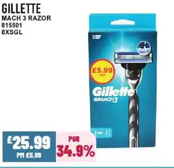 Bestway GILLETTE Mach 3 razor offer
