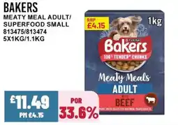 Bestway BAKERS Meaty meal adult/ superfood small offer