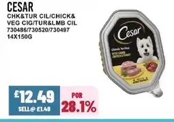 Bestway CESAR Chk&tur cil/chick& veg cig/tur&lmb cil offer