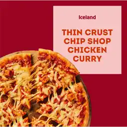 Iceland Iceland Thin Crust Chip Shop Chicken Curry 314g offer