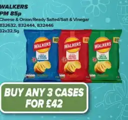 Bestway WALKERS Cheese & Onion/Ready Salted/Salt & Vinegar offer