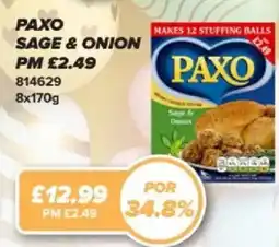 Bestway Paxo sage & onion offer