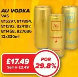 Bestway AU Vodka offer