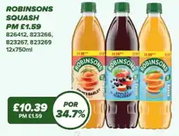 Bestway Robinsons squash offer