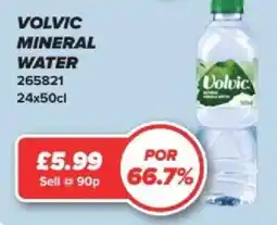 Bestway Volvic mineral water offer