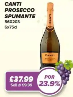 Bestway Canti prosecco spumante offer