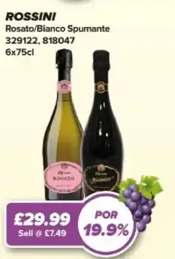 Bestway ROSSINI Rosato/Bianco Spumante offer