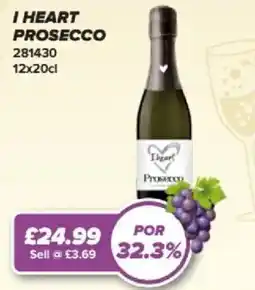 Bestway I heart prosecco offer