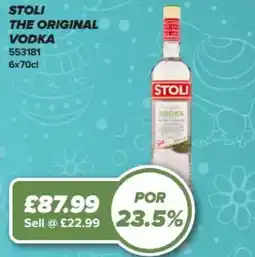 Bestway STOLI The original vodka offer