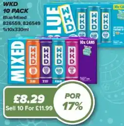Bestway WKD 10 PACK Blue/Mixed offer
