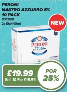 Bestway PERONI Nastro azzurro 5% offer