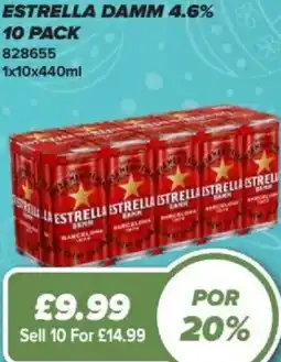 Bestway Estrella damm 4.6% offer