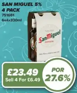 Bestway San miguel 5% offer