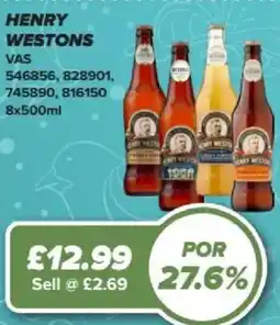 Bestway Henry westons offer