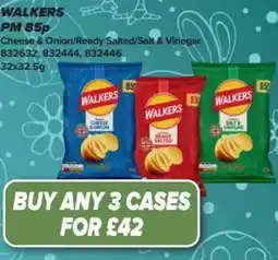 Bestway WALKERS Cheese & Onion/Ready Salted/Salt & Vinegar offer