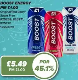 Bestway BOOST ENERGY Original/Red Berry/ Sugar Free offer