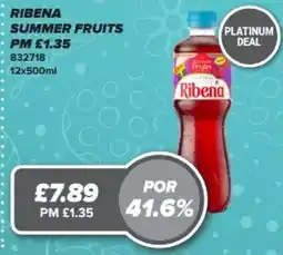 Bestway RIBENA Summer fruits offer