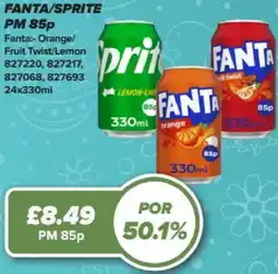 Bestway FANTA/SPRITE Fanta:- Orange/Fruit Twist/Lemon offer