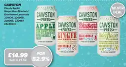 Bestway CAWSTON Cloudy Apple/ Ginger Beer/Rhubarb/ Elderflower Lemonade offer