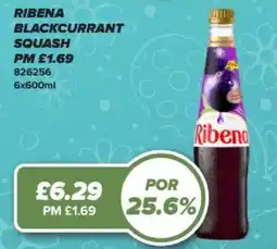 Bestway Ribena blackcurrant squash offer