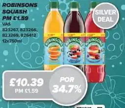 Bestway Robinsons squash offer