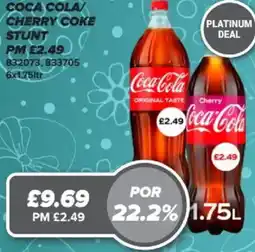 Bestway COCA COLA/ Cherry coke stunt offer