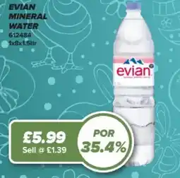 Bestway Evian mineral water offer