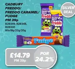 Bestway Cadbury freddo/ freddo caramel/ fudge offer