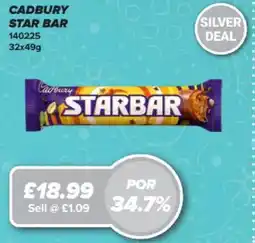 Bestway Cadbury star bar offer