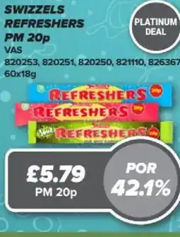 Bestway SWIZZELS Refreshers offer