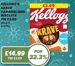 Bestway Kellogg's krave caramelised biscuits offer