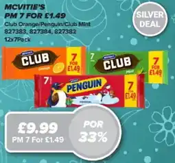 Bestway MCVITIE'S Club Orange/Penguin/Club Mint offer