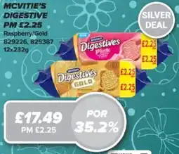 Bestway Mcvitie's digestive Raspberry/Gold offer