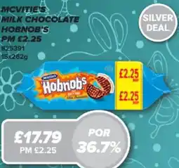 Bestway MCVITIE'S Milk chocolate hobnob's offer