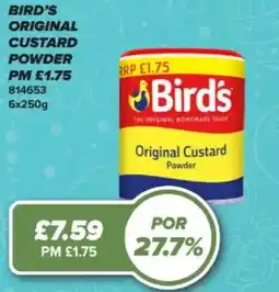 Bestway Bird's original custard powder offer