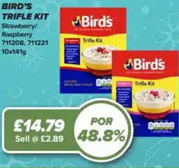 Bestway BIRD'S Trifle kit Strawberry/ Raspberry offer