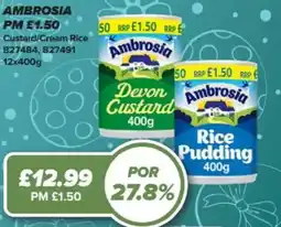 Bestway AMBROSIA Custard/Cream Rice offer