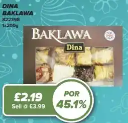 Bestway Dina baklawa offer