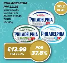 Bestway PHILADELPHIA Original/Light/ Garlic & Herb offer
