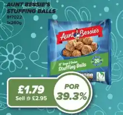 Bestway Aunt bessie's stuffing balls offer