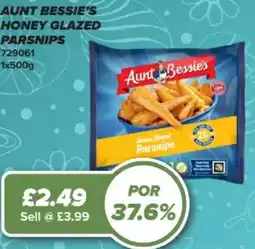Bestway Aunt bessie's honey glazed parsnips offer