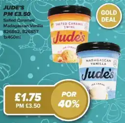 Bestway JUDE'S Salted Caramel/ Madagascan Vanilla offer