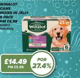 Bestway WINALOT Cans mixed in jelly offer