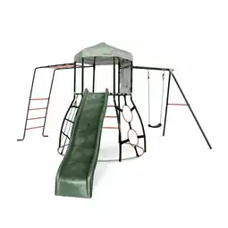 Costco Plum Metal Climbing Dome with Slide, Monkey Bars, and Swing Arm (3+ Years) offer