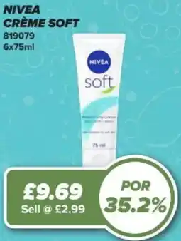 Bestway Nivea crème soft offer