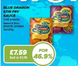 Bestway Blue dragon stir fry sauce offer
