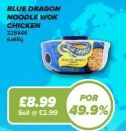 Bestway Blue dragon noodle wok chicken offer
